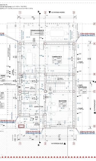 Casă individuală, 4 camere, 120 mp utili, teren liber 702 mp, Chinteni - 16