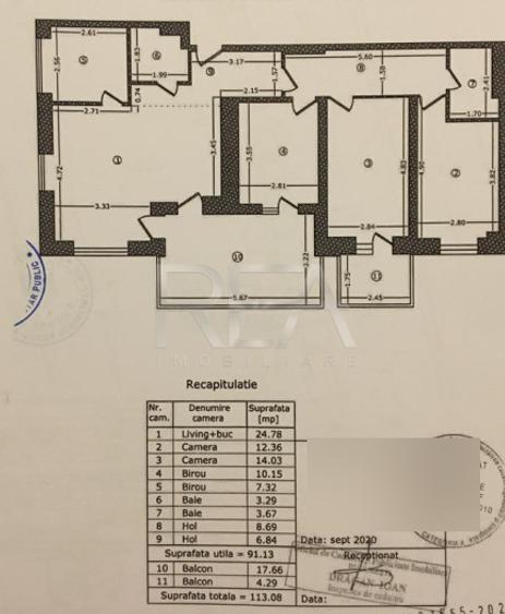 5 Camere Terasă 18 mp - Parcului 20 - Bld. Expoziției