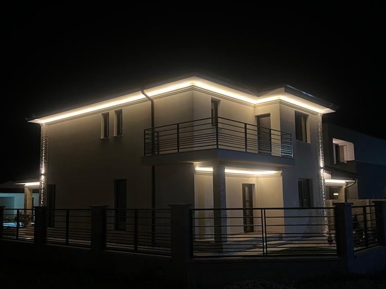 Casă individuală Premium | Piscină încălzită | Teren 605 mp | Moșnița Nouă