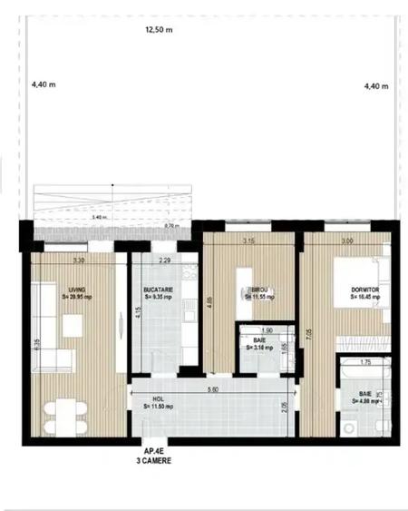 Apartament 3 camere cu grădină Pipera – Ansamblu nou, livrare Q2 2026