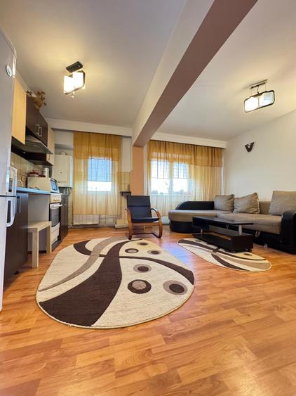Apartament 3 camere decomandat - renovat - doua bai - mobilat - Dacia - bloc pe cadre