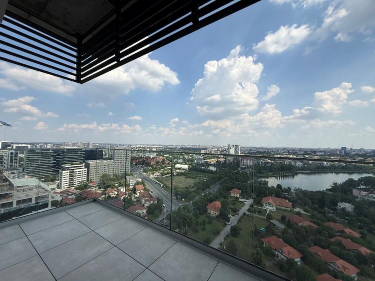 UP-site Floreasca: 3 camere, etaj 20, vedere panoramica lac din toate camerele