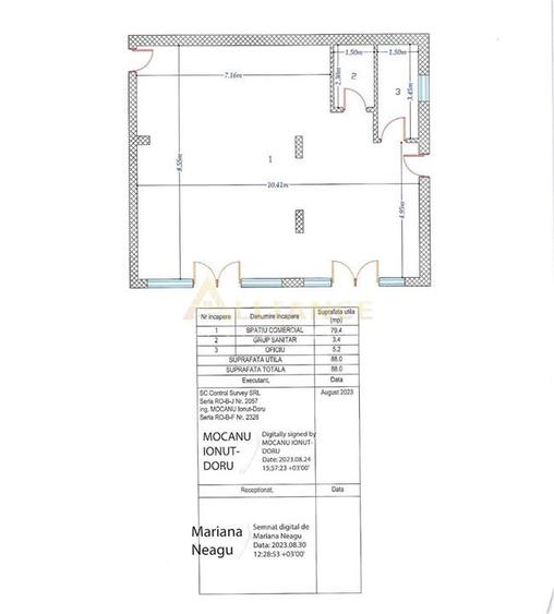 Spatiu comercial de vanzare | Strada Postalionului | 88 mp + 2 locuri de parcare - 7