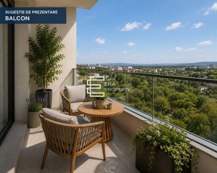 Garsonieră modernă 38 mp utili | Balcon 5,71 mp | DaVinci Homes |Comision 0%