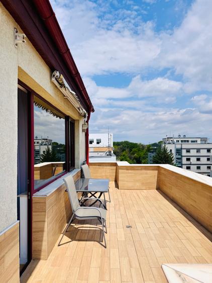 Penthouse Mobilat / Terasa Superba / Parcare / Aviatorilor /Parc Regele Mihai I