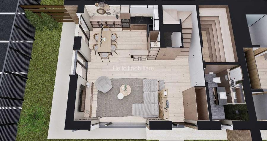 Casa tip Cvadruplex 120 mp ,Zona Sub Cetate - 3