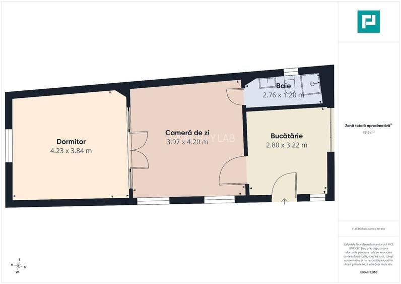 Apartament cu 2 camere, la casă, zona Drăgășani - 21