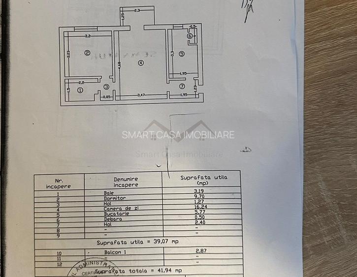 Apartament 2 camere Tatarasi-Metalurgiei etaj 2 - 7