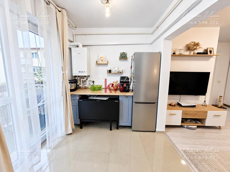 Apartament 2 camere, mobilat și utilat, parcare inclusă – Valea Lupului