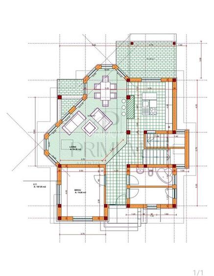 Casa individuala - 5 camere - dormitor la parter - 792 mp teren - 3
