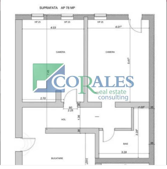 Apartament 2 camere, 78 mp utili, Zona Sinaia – aproape de Centrul Timișoarei!