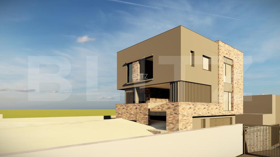 Teren 843 mp, Cartier Europa | Proiect Autorizat Vilă S+P+E | Utilități Incluse - 3