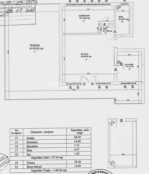 Apartament 2 Cam cu Terasă Metrou Republica - 12