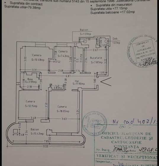 Apartament 3 camere zona ICIL