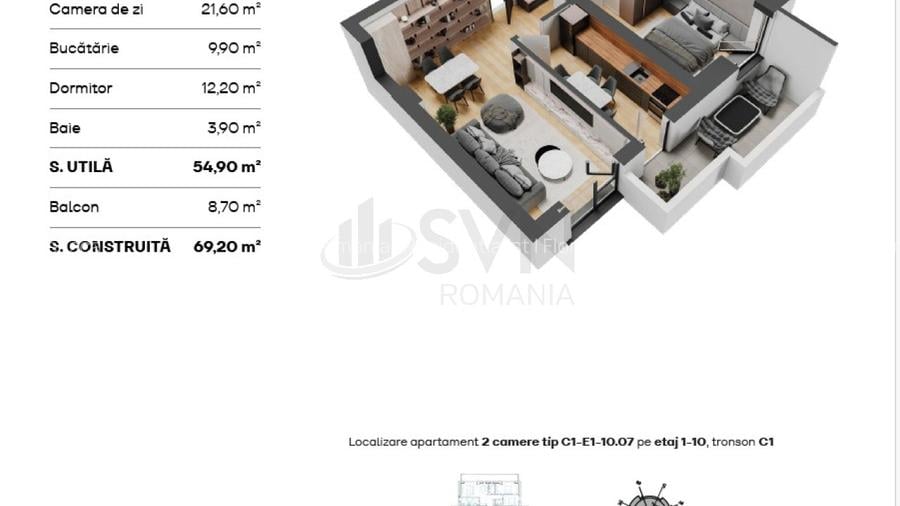REA1027550 2 camere Pipera I Direct Dezvoltator I metrou Pipera - 11