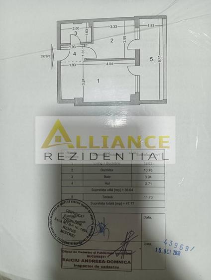 Apartament 2 camere tip studio Piata Pucheni .
