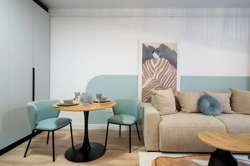 Apartament 2 Camere Tip Studio | Design Luminos| Militari Residence