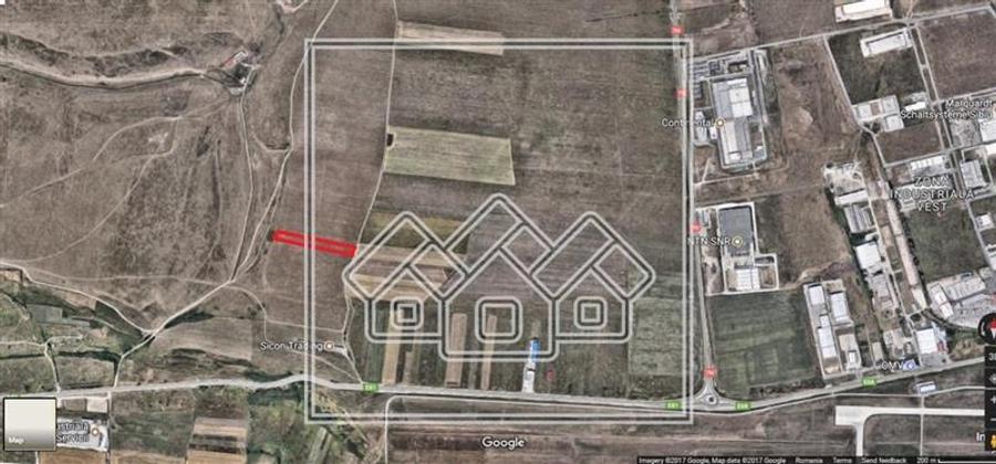 Teren intravilan - 8000 mp - Zona Industriala Vest