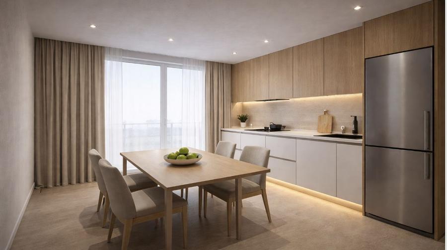 Tomis Nord/Carrefour -Vanzare Apartament cu 3 camere, bloc nou.