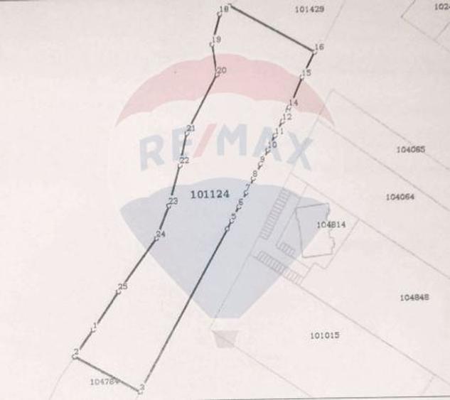 Teren 11600 mp, front la DN73B, Cristian