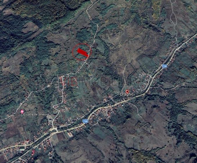 Mihaesti - Sat Draghici, teren intravilan, 7.280 mp