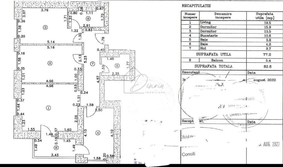 3 camere Cortina North | Mobilat I Parcare + boxa I COMISION 0%