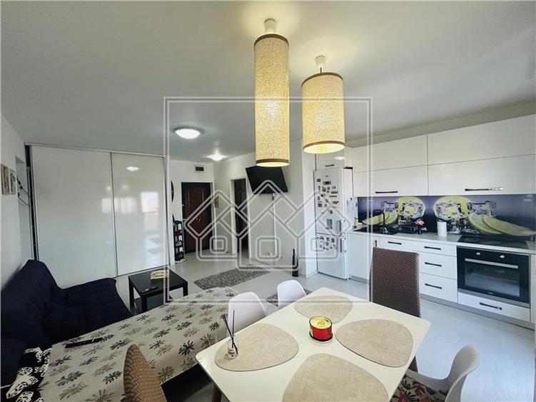 Ap mobilat modern -3 camere si balcon, zona Rahovei