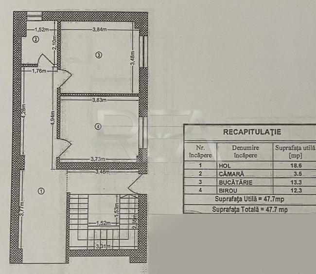 Spatiu comercial la 2 pasi de gura metroului