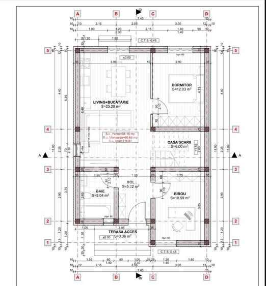 Casa individuala cu 3 camere Parter + Mansarda in Giroc - Calea Urseni