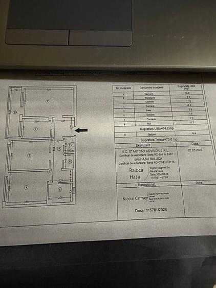 Vanzare apartament 3 camere - Constanta - zona Abator
