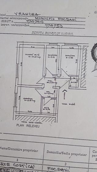 Apartament 3 camere parter