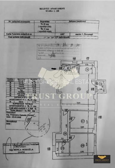 Apartament 3 camere Banu Manta | Loc de parcare - 1