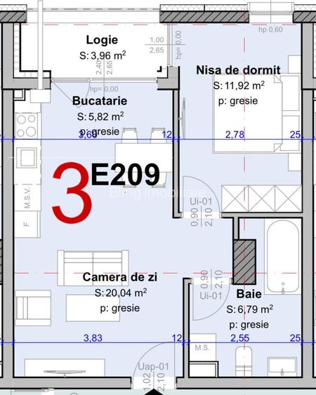 PROIECT EXCLUSIVIST! Apartament 2 camere,44,56 mp+3,96 mp balcon,zona WEST CITY - 4