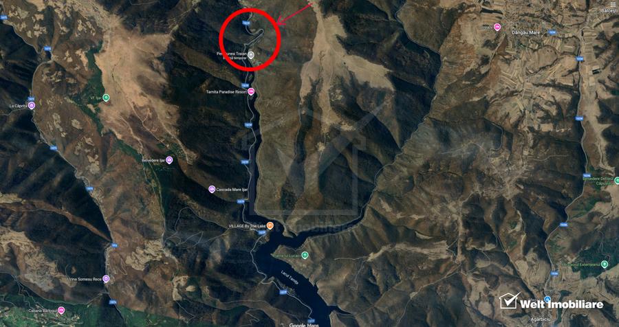 Teren extravilan la Somesul Cald, zona Tarnita – locatie rara intre apa si munti