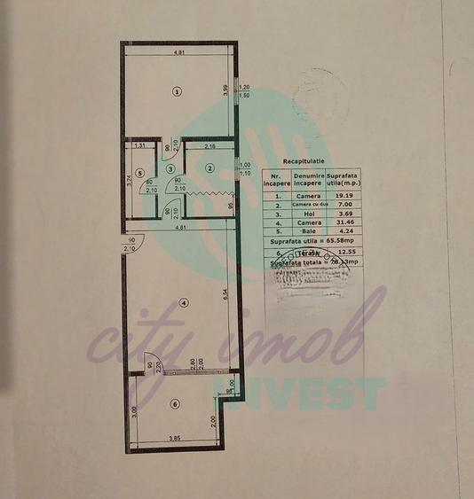 Apartament cochet cu gradină proprie – ultracentral, Piața Unirii