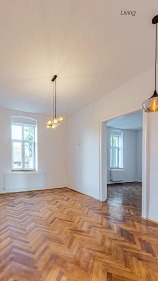 Apartament complet renovat, 3 camere, 2 băi, 91 mp utili – zona Bălcescu