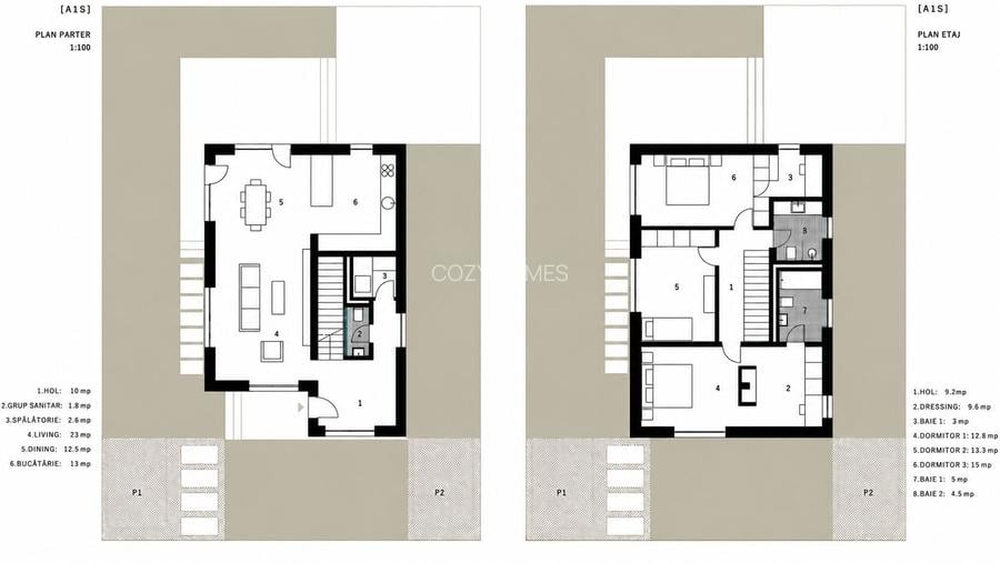 Vilă Premium 2025 mobilată | 4 camere | 131 mp ITeren 580 mp | Tunari - 21