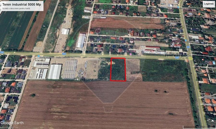 Teren 5.000mp Balotesti cu autorizatie hala