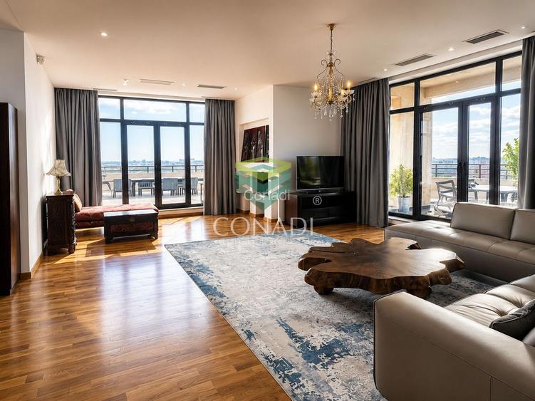 Baneasa-Iancu Nicolae, penthouse de inchiriat, mobilat si utilat - 2