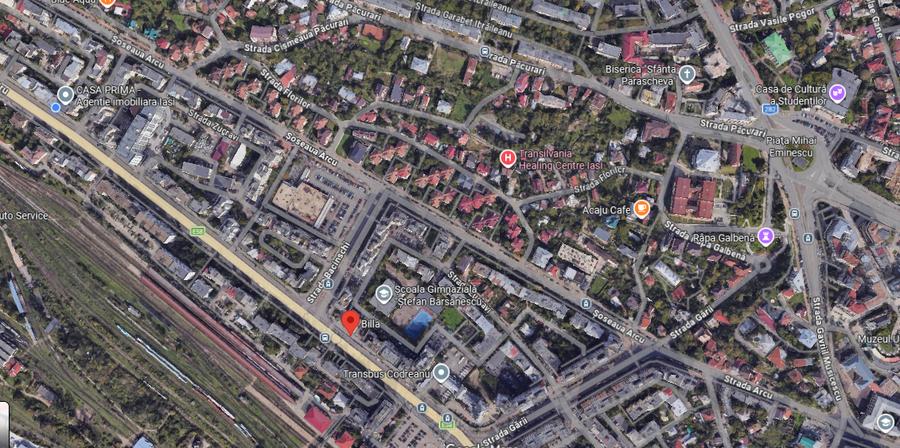 GARA-BILA ap. 2 camere, 2 balcoane, et.1/8, LIBER, 63 m2, simplu!