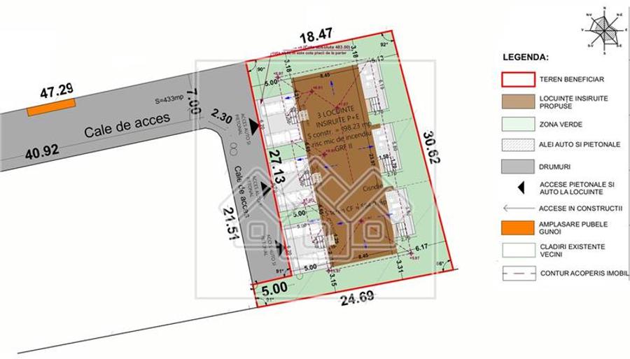 Casa 4 camere - imobil nou - zona exclusiv de case - Cisnadie