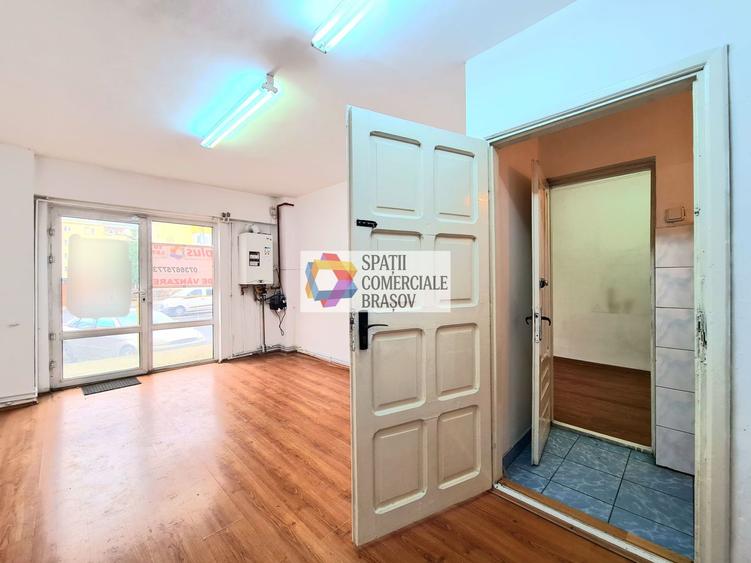 Spatiu comercial de vânzare cu vad Brașov - 57 mp # spatii-comerciale-brasov.ro