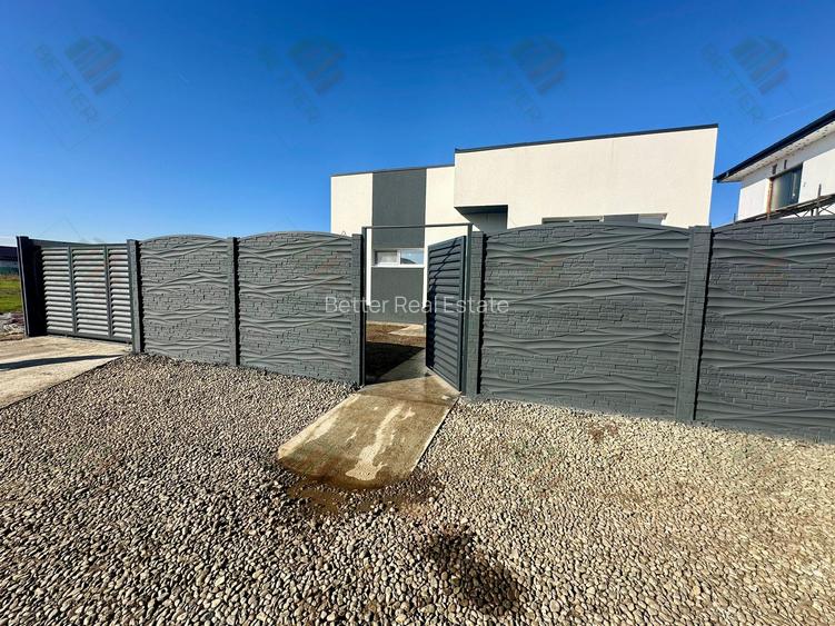 Casa Noua De Vanzare – Parter, 3 Camere, 2 Bai, Teren 340 mp | 133.000 € - 3