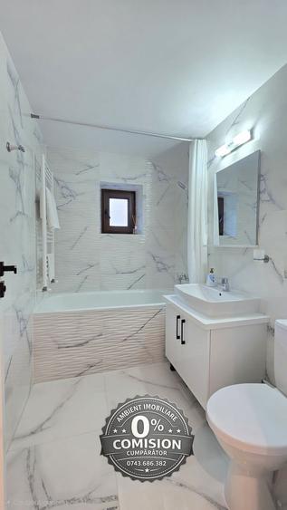 Apartament 2 camere, etaj 1, RENOVAT, mobilat și utilat, VASLUI - zona CARTIER;