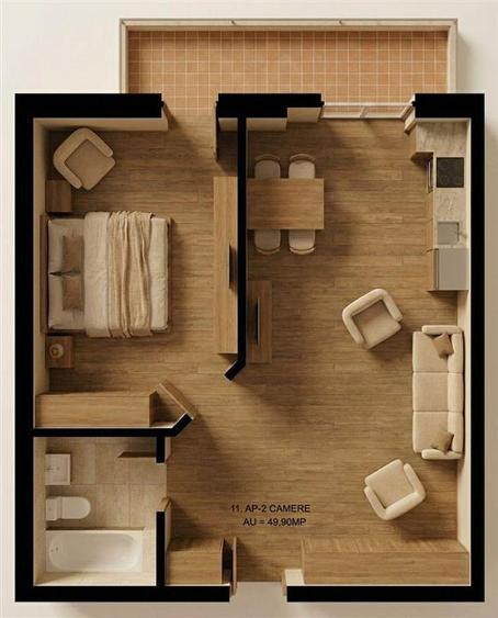 Apartamente 2 3 Camere | Rate la Dezvoltator pe 6 Ani | Bloc Nou | 2c-7867