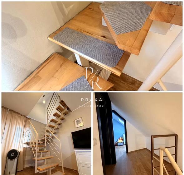 Apartament 3 camere, 65mp, mobilat, parcare, scara interioara, Edgar QUuinet!