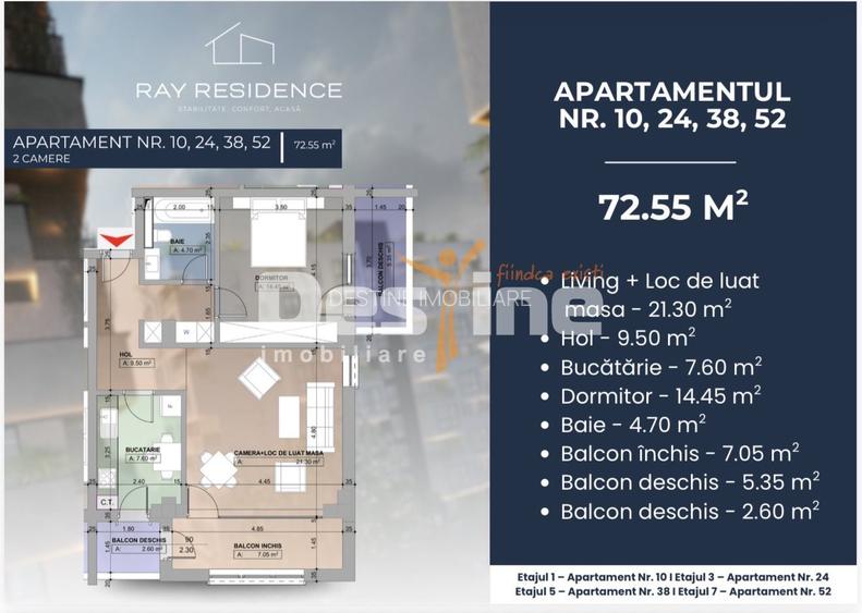 Complex Ray Residence - 2 Camere - 6