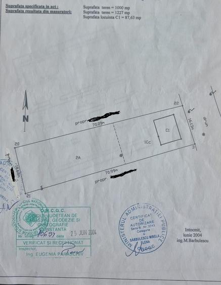 Teren intravilan+ casa- Topraisar