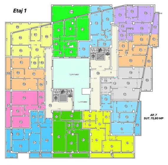 Tomis Nord - Vanzare apartament decomandat cu 2 camere, bloc nou. - 9