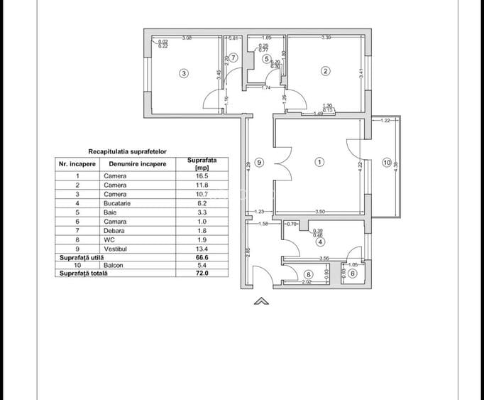 Drumul Taberei,zona Bd 1 Mai,Decomandat,2 bai, 72mp,5-6 min Metrou Favorit - 14